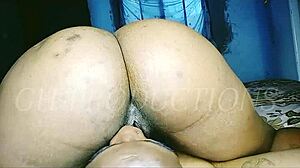 I love eating little african teen's pussy in yellow dress