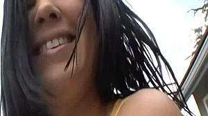 Brunette teen 18+ loves fucking around with stepdads friends and taking facials