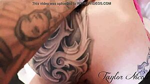 taylor nicole's close up creampie was so messy