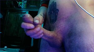 Big Load Of Cum Shoots From My Long Thick Cock