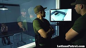 Undocumented latina babe rides hard cock in casting