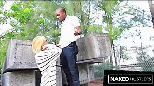 Amateur Blonde Craves Sucking Massive Black Cocks With Intense Passion