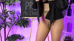 Sexy Milf Boldly Puts On Leather Harness Suit For Intense Solo Play