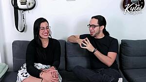 my first porn casting with kylei ellish and william vegas, did i get the job? lol