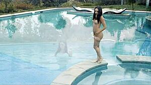 Jenna J Ross Squeezes Nipples While Cumming On Fingers In Fishnets!