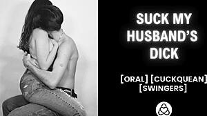 couple exploring threesome dynamics in erotic audio