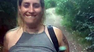 Adventure in public woods with deepthroat?