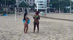 i met two hot latinas on copacabana beach and fucked them