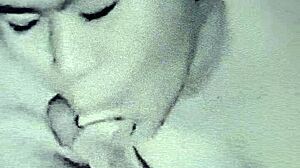 horny housewife loves two cocks homemade style