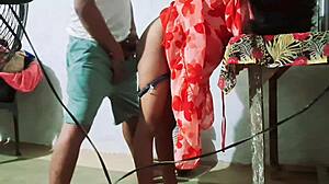 Stepson gropes stepmom's tits and pussy on bus