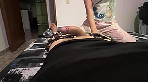 Curvy Babe Sucks Cock for Permission in Close-Up Sex Scene