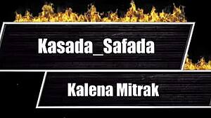 Kalena Mitrak tvrdě stříká z análu a miluje to