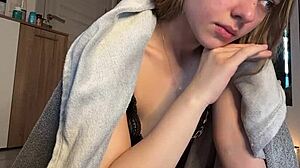 young girl gets fisted and fucked doggystyle on webcam.