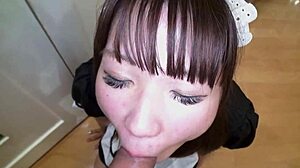 Maid cosplay delivery service with sato-chan arrives