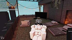 Cute girl roleplays sex with big cock, deepthroat, and orgasm