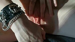 My girlfriend tries out a new toy for relaxation