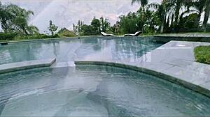 Jenna J Ross Squeezes Nipples While Cumming On Fingers In Fishnets!