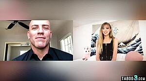 Teen Haley Reed tries submissive pissplay and masturbation with dildo on webcam