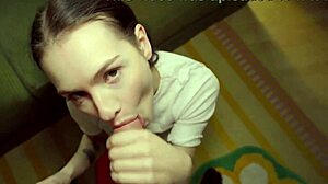 Public Agent Santova pomocnice Matty Mila Perez veřejný oral a velký čurák POV