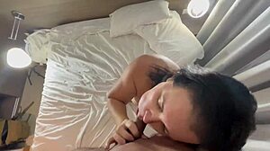 aunt enjoys nephew's cock in sensual homemade scene