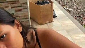 she's sucking in public for only 30 dollars, crazy 😲