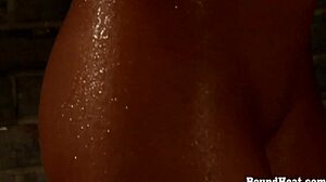 czech submissive adela unchained by lesbian mistress after bdsm training