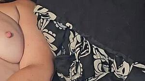 bester fucks her pussy with dildo, cums hard