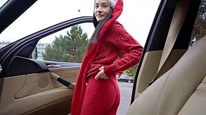 Public Agent Santa Helper Matty Mila Perez Public Blowjob and Big Dick POV