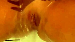 Tanned Pornstar Twerks In Bathtub And Poses On Bed