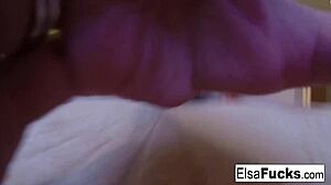 Elsa Jeans Home Video Masturbation