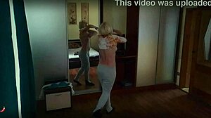 juicy milf's intense action