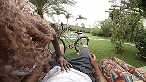 Pretinha Riding Cock