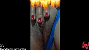 Blonde Latina Fingering