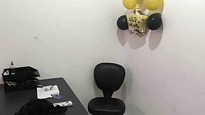 executive moans with plug