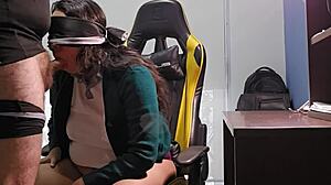 Mexicana Student Milks Tits!