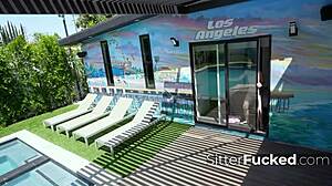 Babysitter Caught Breaking