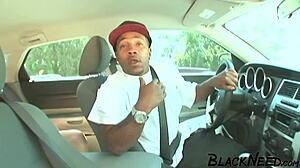 Horny Blonde Interracial