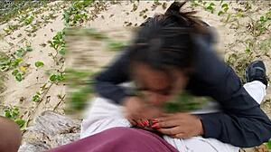 Anal On Beach Voyeur