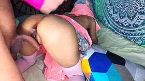 Horny mistress riding cock