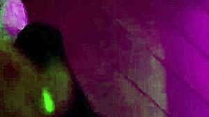 horny slut masturbates