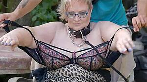 Mature Blonde Cum Covered