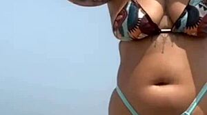 Beach Sunscreen Encounter