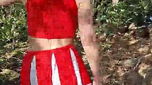 barefoot forest walking