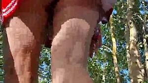 barefoot forest walking