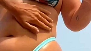 Beach Sunscreen Encounter