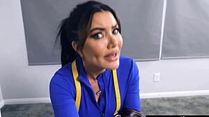 Stepmom deepthroats stepson