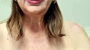 granny's titty cumshot