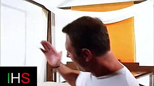 Girl fucked by muscle