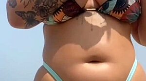 Beach Sunscreen Encounter