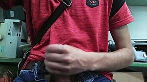 Desk Masturbation Solo